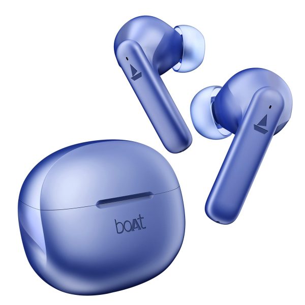 boAt Airdopes 170 TWS Earbuds with 50H Playtime, Quad Mics ENx™ Tech, Low Latency Mode, 13mm Drivers, ASAP™ Charge, IPX4, IWP™, Touch Controls & BT v5.3(Tranquil Blue)