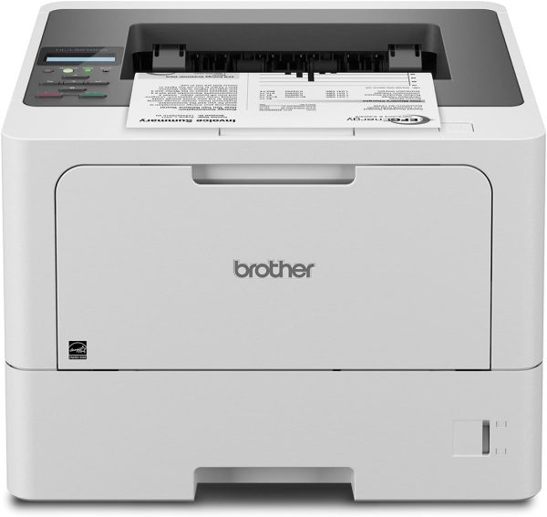 Brother HL-L5210DN Business Monochrome Laser Printer with Duplex Printing, Versatile Paper Handling, Mobile Printing, and Gigabit Ethernet Networking