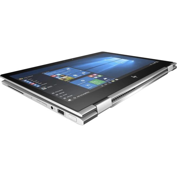 HP EliteBook X360 1030 G2 13.3-Inch Touch Screen 256GB SSD 2-in-1 Laptop (2.6GHz 7th Generation i5, 16GB DDR4 RAM, Windows 10 Pro) Silver - 1BS97UT#ABA