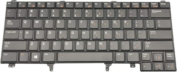 Laptop Keyboard for De-ll Latitude E6230 E6330 E6420 E6430 Non-Backlit FWVVF PD7Y0 No Pointer