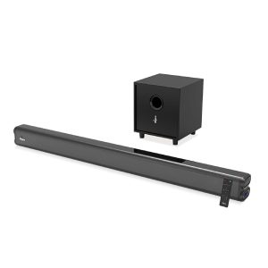 FINGERS Octane-S80 Multimedia SoundBar with Subwoofer (Powerful 80 Watts, Bluetooth, USB, AUX, Optical, HDMI (ARC), EQ Modes for Movies, Music & News, Wall Mountable & Remote Control