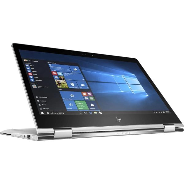 HP EliteBook X360 1030 G2 13.3-Inch Touch Screen 256GB SSD 2-in-1 Laptop (2.6GHz 7th Generation i5, 16GB DDR4 RAM, Windows 10 Pro) Silver - 1BS97UT#ABA