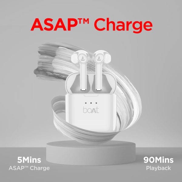 boAt Airdopes 131 Tws in Ear Earbuds with Upto 60 Hours and ASAP Charge(Ivory White)