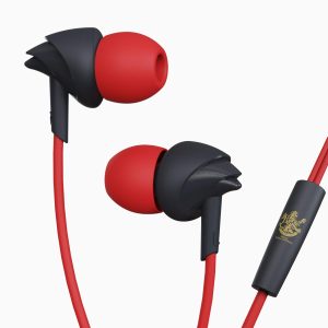 boAt Bassheads 100 in Ear Wired Earphones with Mic(RCB Raging Red)