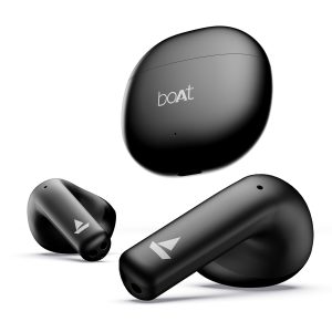 boAt Airdopes Atom 81 Truly Wireless in Ear Ear Buds w/Upto 50H Playtime, Quad Mics ENx Tech, 13MM Drivers,Super Low Latency(50ms), ASAP Charge, BT v5.3(Opal Black)