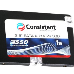 Consistent 2.5 1 TB SSD with SATA III Interface, 6Gb/s,Read/Write Speed Upto - 570/500 MB/s, 5 Years Warranty.(CTSSD001S6)