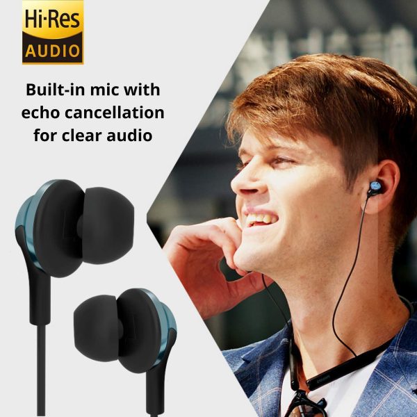 Philips Audios Performance TAPN402BK in-Ear Neckband Bluetooth Earphones with IPX4 Splash-Proof Design, Upto 14H Playtime, Built-in Mic & Deep Bass (Black)