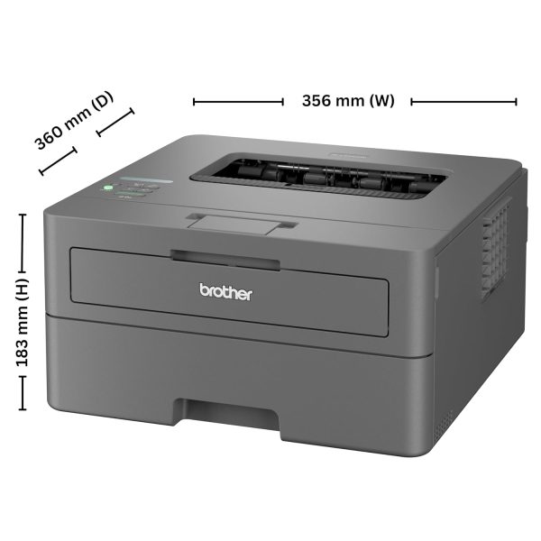 Brother HL-L2440DW (New Launch) Auto Duplex Laser Printer, 30 PPM Print Speed, LCD Display, 64 MB Memory, (WiFi WiFi Direct LAN USB), 250 Sheet Paper Tray, 3000 Pages Inbox Toner, Free Installation