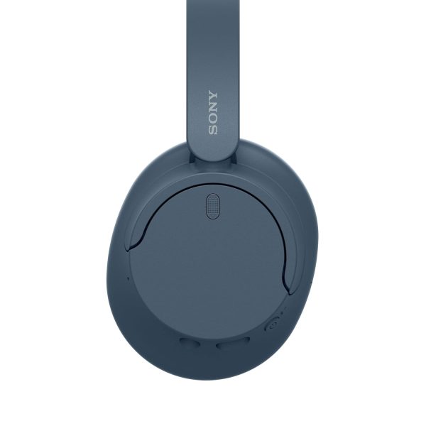 Sony WH-CH720N, Wireless Over-Ear Active Noise Cancellation Headphones with Mic, up to 35 Hours Playtime, Multi-Point Connection, App Support, AUX & Voice Assistant Support for Mobile Phones (Blue)