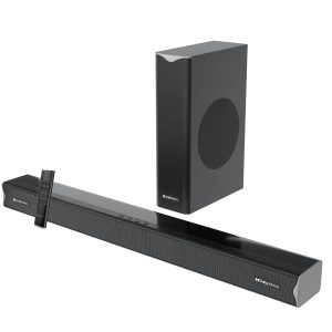 ZEBRONICS Jukebar 1000 - Dolby Atmos Soundbar with Subwoofer, 200W, LED Display, Bluetooth V5.3, HDMI (eARC), Optical in, USB, AUX, Wall Mountable