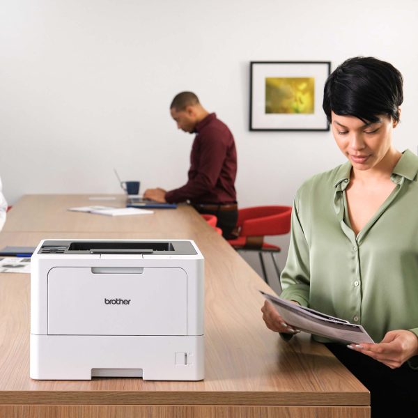 Brother HL-L5210DN Business Monochrome Laser Printer with Duplex Printing, Versatile Paper Handling, Mobile Printing, and Gigabit Ethernet Networking