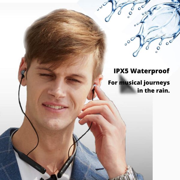 Philips Audios Performance TAPN402BK in-Ear Neckband Bluetooth Earphones with IPX4 Splash-Proof Design, Upto 14H Playtime, Built-in Mic & Deep Bass (Black)