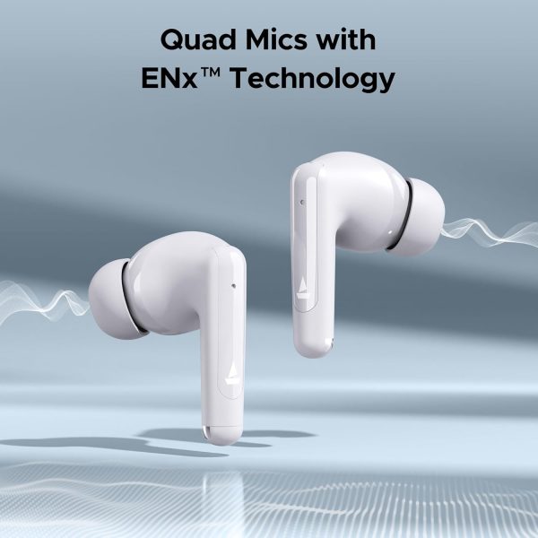 boAt Airdopes Unity ANC TWS in Ear Earbuds with Up to 50 Hours Total Playback, ANC Upto 32 dB, Dual Mics with ENx Tech, IPX5 Rating, IWP Tech and ASAP Charge(Grey)