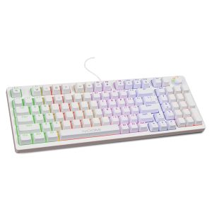 iVOOMi Keyboard Tucker Mechanical switches | BIS Approved |13 Rainbow Backlight |25 Anti-Ghosting Keys |Windows Lock Function | Volume Knob | Compatible with Win/Mac/Linux | 1-Year Warranty