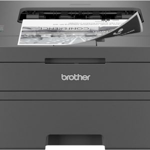 Brother HL-L2400D Compact Monochrome Laser Printer with Duplex Printing, USB Required (Cable not Included), Black & White Output