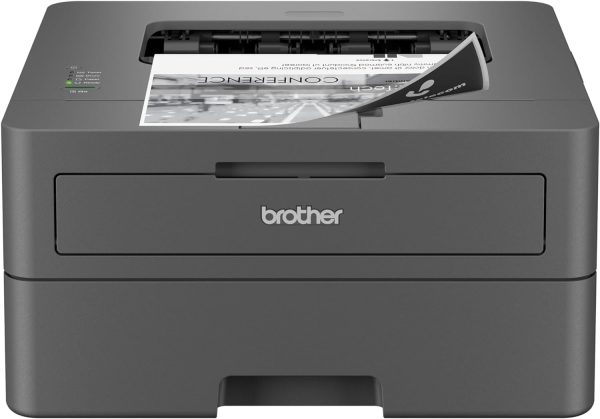 Brother HL-L2400D Compact Monochrome Laser Printer with Duplex Printing, USB Required (Cable not Included), Black & White Output