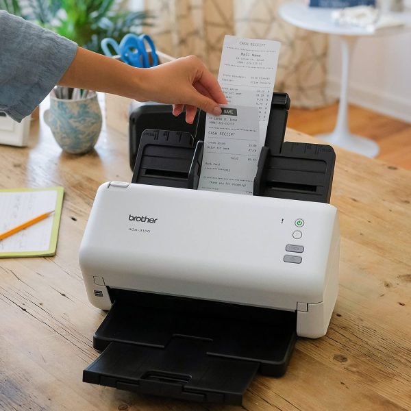 Brother ADS-3100 High-Speed Desktop Scanner | Compact with Scan Speeds of Up to 40ppm