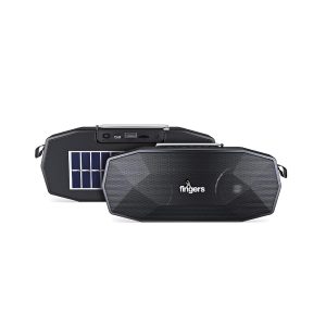 FINGERS SolarHunk Wireless Bluetooth Portable Speaker (Black)