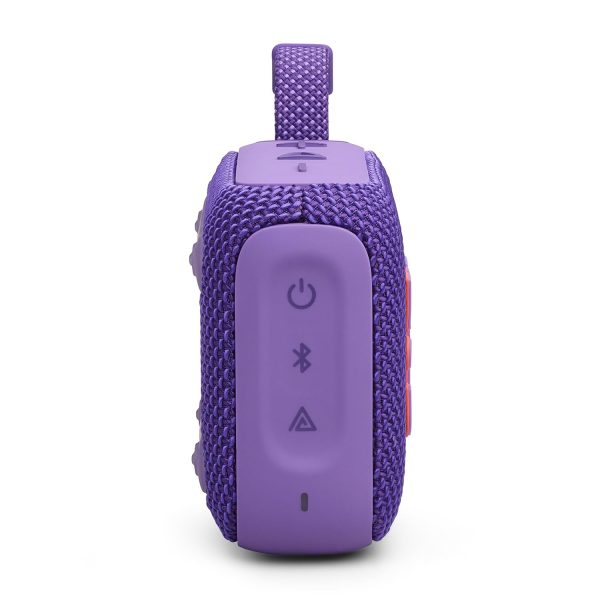 JBL Go 4, Wireless Ultra Portable Bluetooth Speaker, Pro Sound, Vibrant Colors, Water & Dust Proof, Type C (without Mic, Purple)