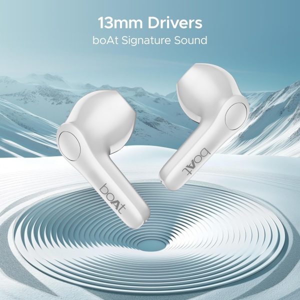 boAt Airdopes Atom 81 Pro Truly Wireless in Ear Ear Buds w/ 100hrs of Playtime, 4 Mics with ENx, Beast Mode with 50ms Low Latency, 13mm Drivers, IWP Tech, ASAP Charge(Ivory Elegance)