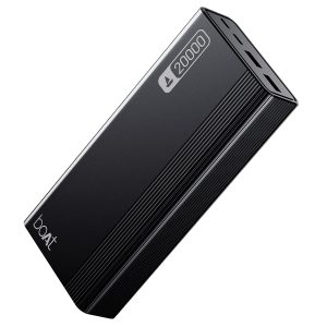 Boat Energyshroom Energyshroom PB401 20000 mAh 22.5W Fast Charging Power Bank (4X Output Ports, Supports Android, iPhone, Tablets, Earbuds, etc.) (Carbon Black)