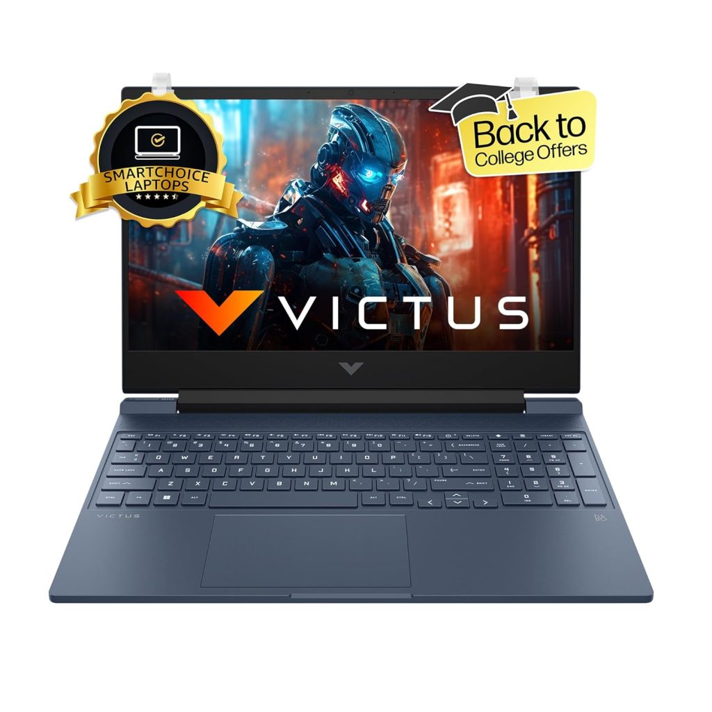 HP Smartchoice Victus Gaming Laptop, 13th Gen Intel Core i5-13420H,6GB RTX 4050 GPU,15.6-inch(39.6 cm),FHD,IPS,144 Hz,16GB DDR4,1TB SSD,Backlit KB,B&O (Win 11,MSO,Blue,2.37 kg),fa1317TX