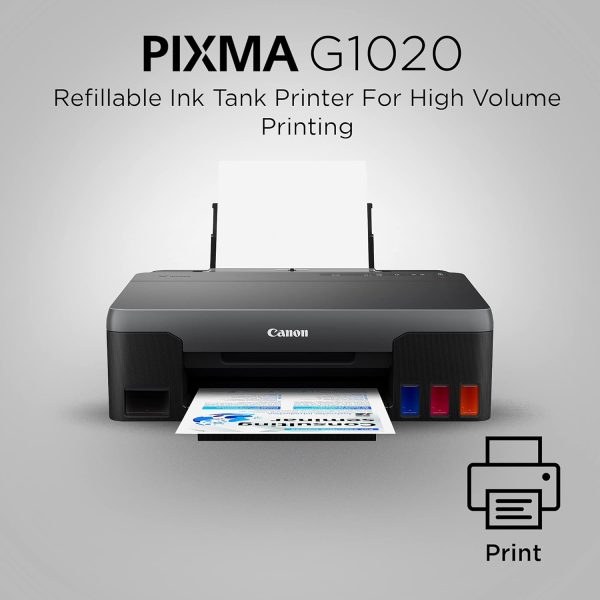 Canon PIXMA MegaTank G2010 All-in-One Ink Tank Colour Printer (Black)