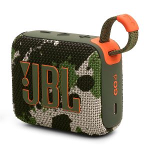 JBL Go 4, Wireless Ultra Portable Bluetooth Speaker, Pro Sound, Vibrant Colors, Water & Dust Proof, Type C (without Mic, Squad)