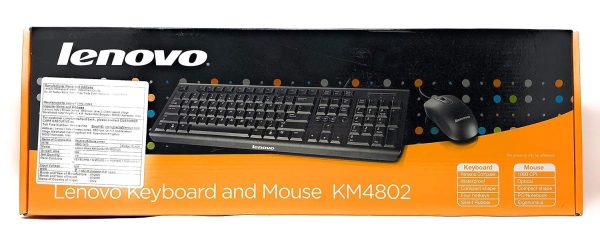 Lenovo KM4802 Wired Keyboard and Mouse