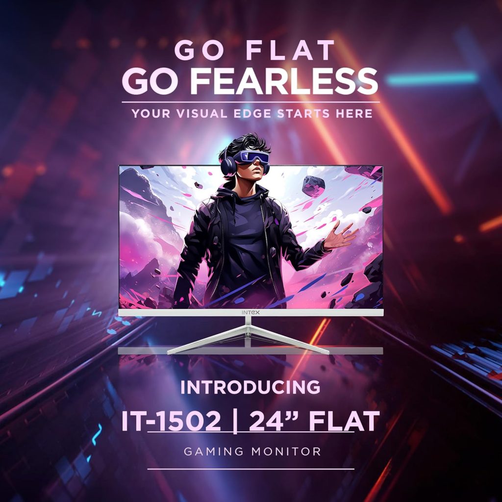 Intex 24 Inch Flat Gaming Monitor | Full HD 1080p | 120Hz Refresh Rate ...