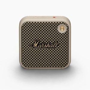 Marshall Willen Portable Bluetooth Speaker with 15+ hours of portable playtime, Dust & Waterproof (IP67) - Cream.