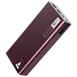 boAt 20000 mAh 22.5 W Power Bank (Burgundy, Lithium Polymer, Fast Charging, Quick Charge 3.0, Power Delivery 3.0 for Mobile, Tablet)