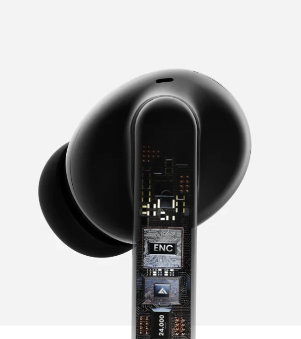 Boult K35 TWS Earbuds with Playtime of 100 Hours, 3 EQ modes, 10mm BoomX drivers, ENC and 40 Hour Playtime, 45ms Low-Latency