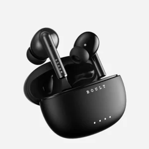 Boult K35 TWS Earbuds with Playtime of 100 Hours, 3 EQ modes, 10mm BoomX drivers, ENC and 40 Hour Playtime, 45ms Low-Latency