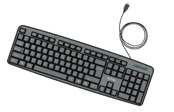 Intex Corona G Wired USB Desktop Keyboard (Black)