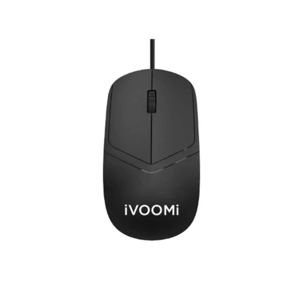 iVoomi Bold Wired Optical Mouse (USB 2.0, Black)