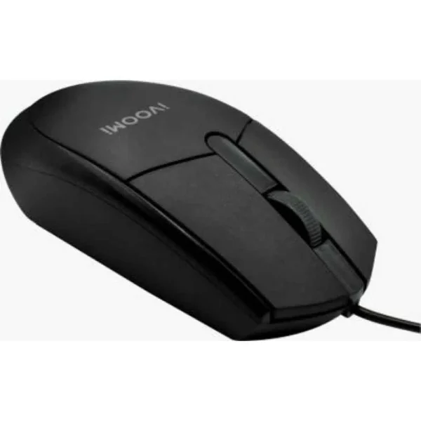 RashMove Pride iVOOMi IV-MO3 USB Wired Mouse Black with High Precision Wired Optical Mouse (USB 3.0, Black)