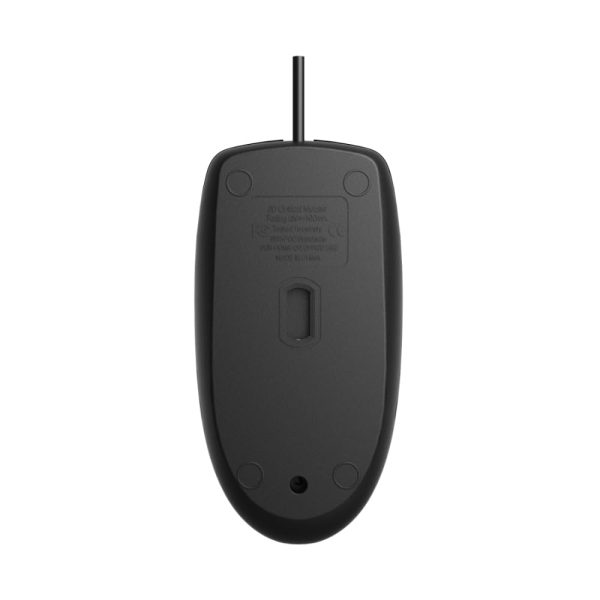 HP M050 3 Button Wired USB Mouse, 1200 DPI, Ergonomic Design, Optical Engine, 3 Year Warranty (Black)