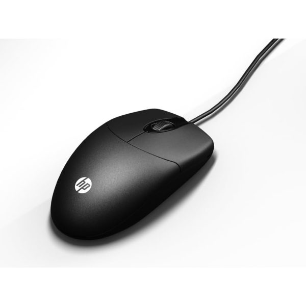 HP M050 3 Button Wired USB Mouse, 1200 DPI, Ergonomic Design, Optical Engine, 3 Year Warranty (Black)