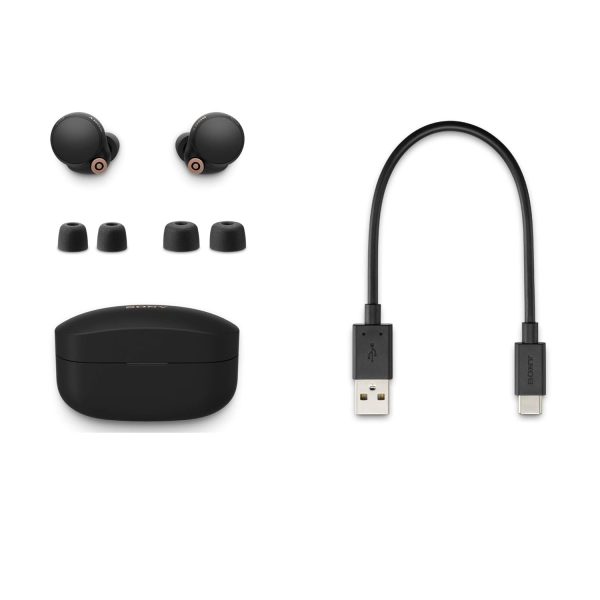 Sony WF-1000XM4 Industry Leading Active Noise Cancellation Multipoint Connection BT 5.2 TWS Truly Wireless in Ear Earbuds with Mic 36Hr Batt. Life WFH Built-in Mic for Clear Calls, Hi-Res Audio-Black