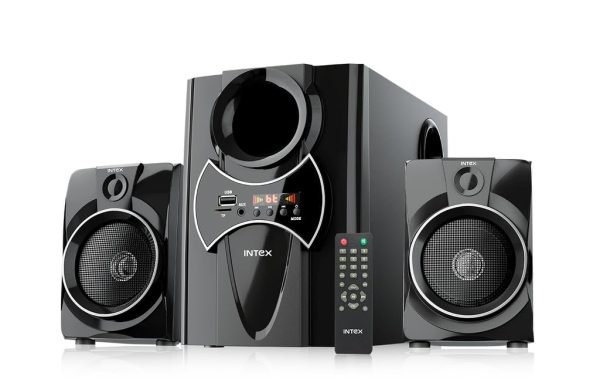 Intex 2100 PRO FMUB 2.1 Multimedia Speaker with Bluetooth/AUX/USB/FM