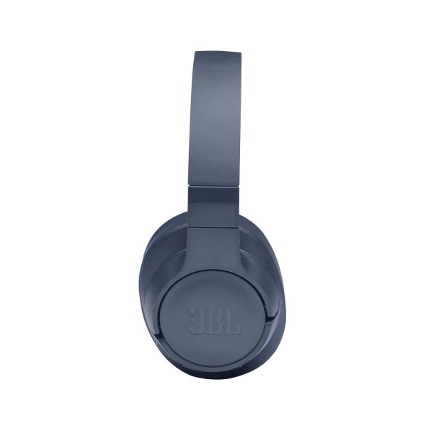 JBL Tune 710BT by Harman, 50 Hours Playtime with Quick Charging Wireless Over Ear Headphones with Mic, Dual Pairing, AUX & Voice Assistant Support for Mobile Phones (Blue)