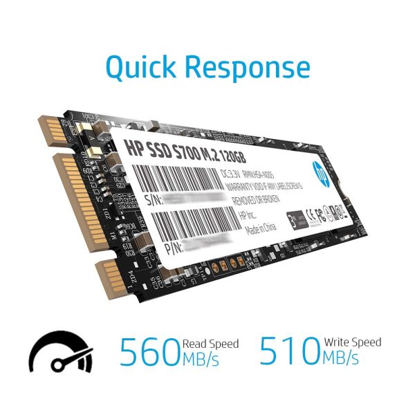 HP SSD S700 M.2 2280 120GB SATA III 3D TLC NAND Internal Solid State Drive (SSD)