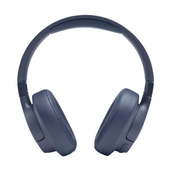 JBL Tune 710BT by Harman, 50 Hours Playtime with Quick Charging Wireless Over Ear Headphones with Mic, Dual Pairing, AUX & Voice Assistant Support for Mobile Phones (Blue)