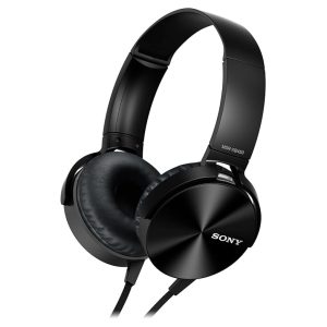 Sony Extra Bass MDR-XB450AP On-Ear Wired Headphones with Mic (Black)