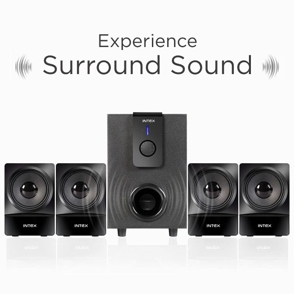 Intex IT-Cloud TUFB 4.1 Subwoofer Multimedia Speaker with Bluetooth/USB/FM/AUX Vocal/Local