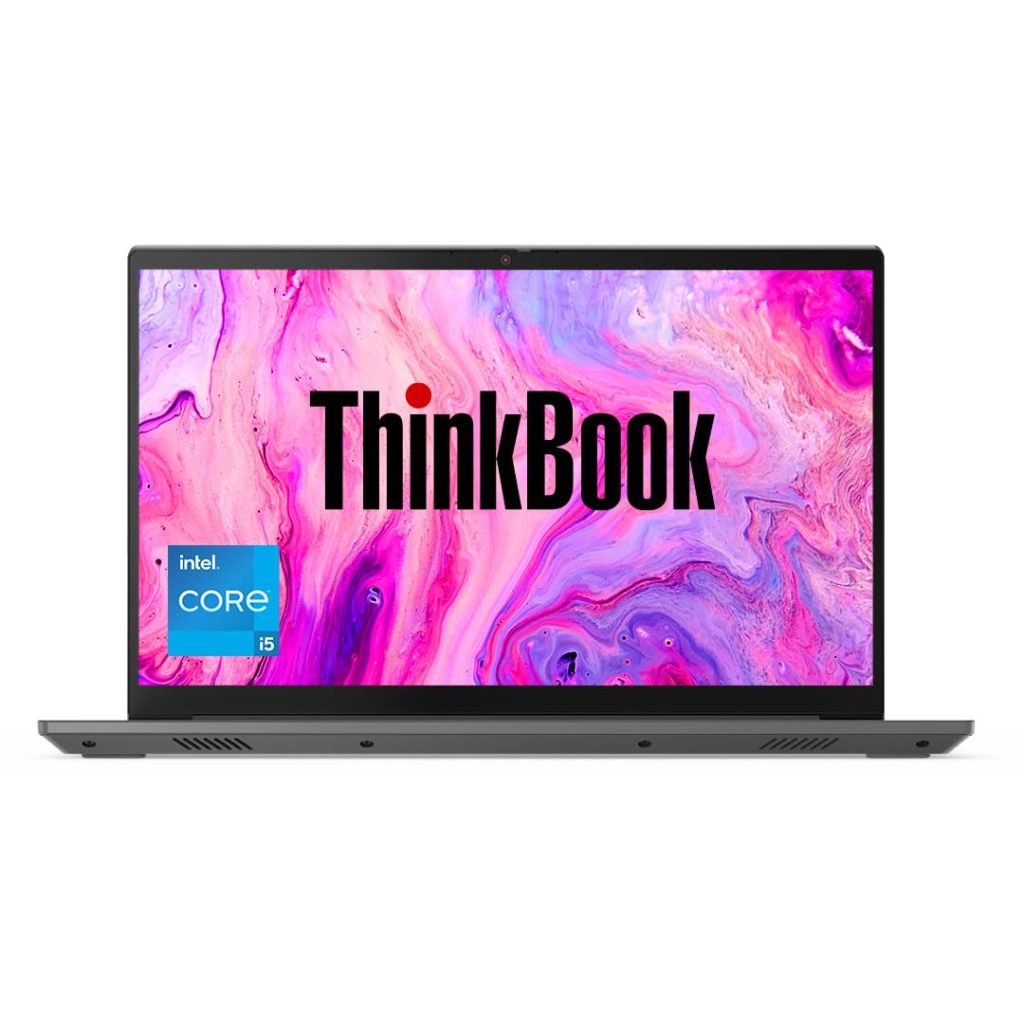 Lenovo ThinkBook 15 Intel 12th Gen Core i5 15.6" (39.62cm) FHD 250 Nits Antiglare Thin and Light Laptop (8GB/512GB SSD/Windows 11 Home/Backlit/Mineral Grey/1Y Premier Support/1.7 Kg), 21DJ00EXIH