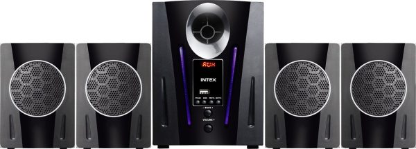 Intex IT-2650 Digi Plus FMUB 60 Watt 4.1 Channel Wireless Bluetooth Multimedia Speaker (Black)