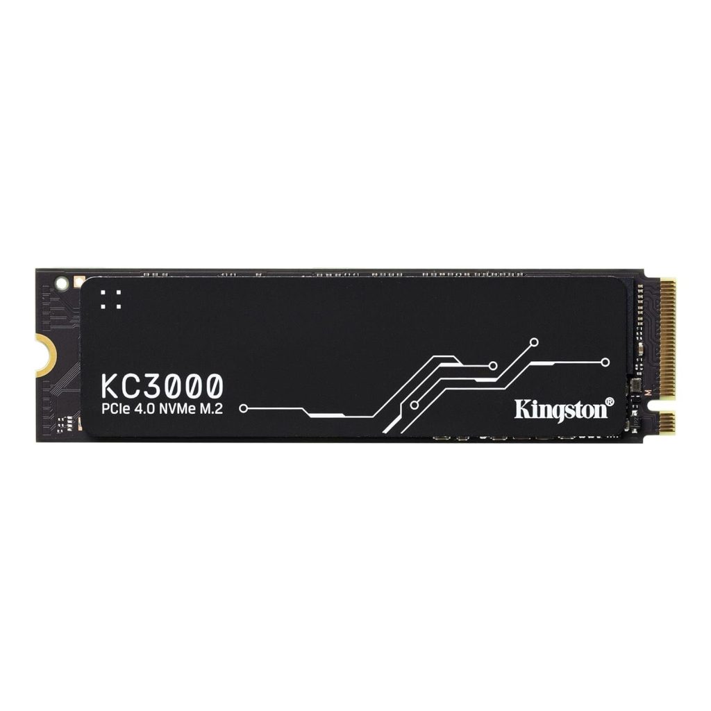 Kingston KC3000 PCIe 4.0 NVMe M.2 SSD - High-Performance Storage for Desktop and Laptop PCs -SKC3000D/2048G, 7,000MB/s Read, 7,000MB/s Write, Black