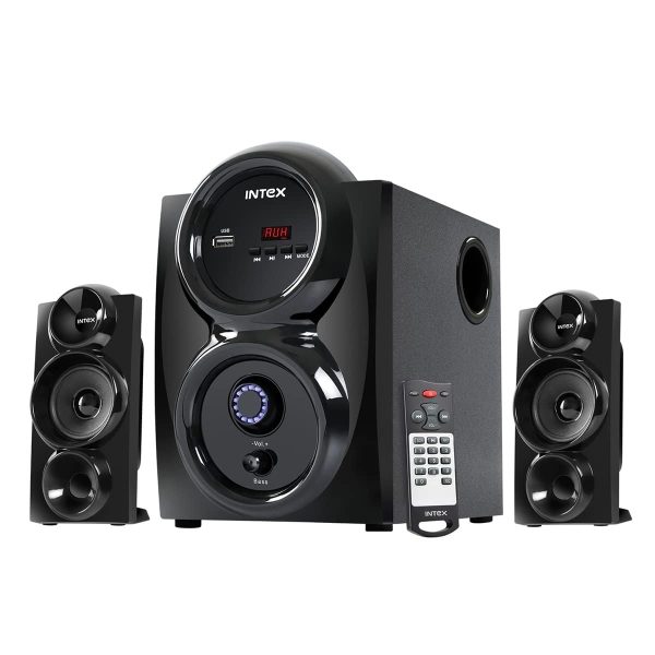 Intex Shine FMUB 2.1 CH 45W Multimedia Speaker with Bluetooth/AUX/USB/FM